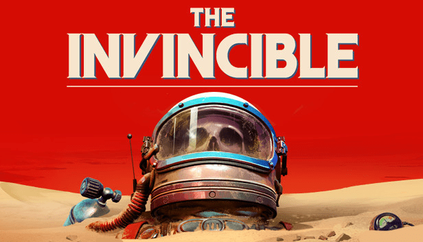 The Invincible's signature image, showing a deceased astronaut buried in sand.
